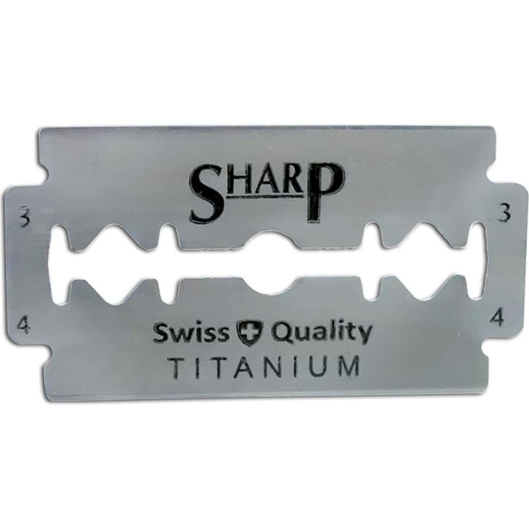 100 Cuchillas de Doble Filo Titanio Durablade - Afeitado Suave