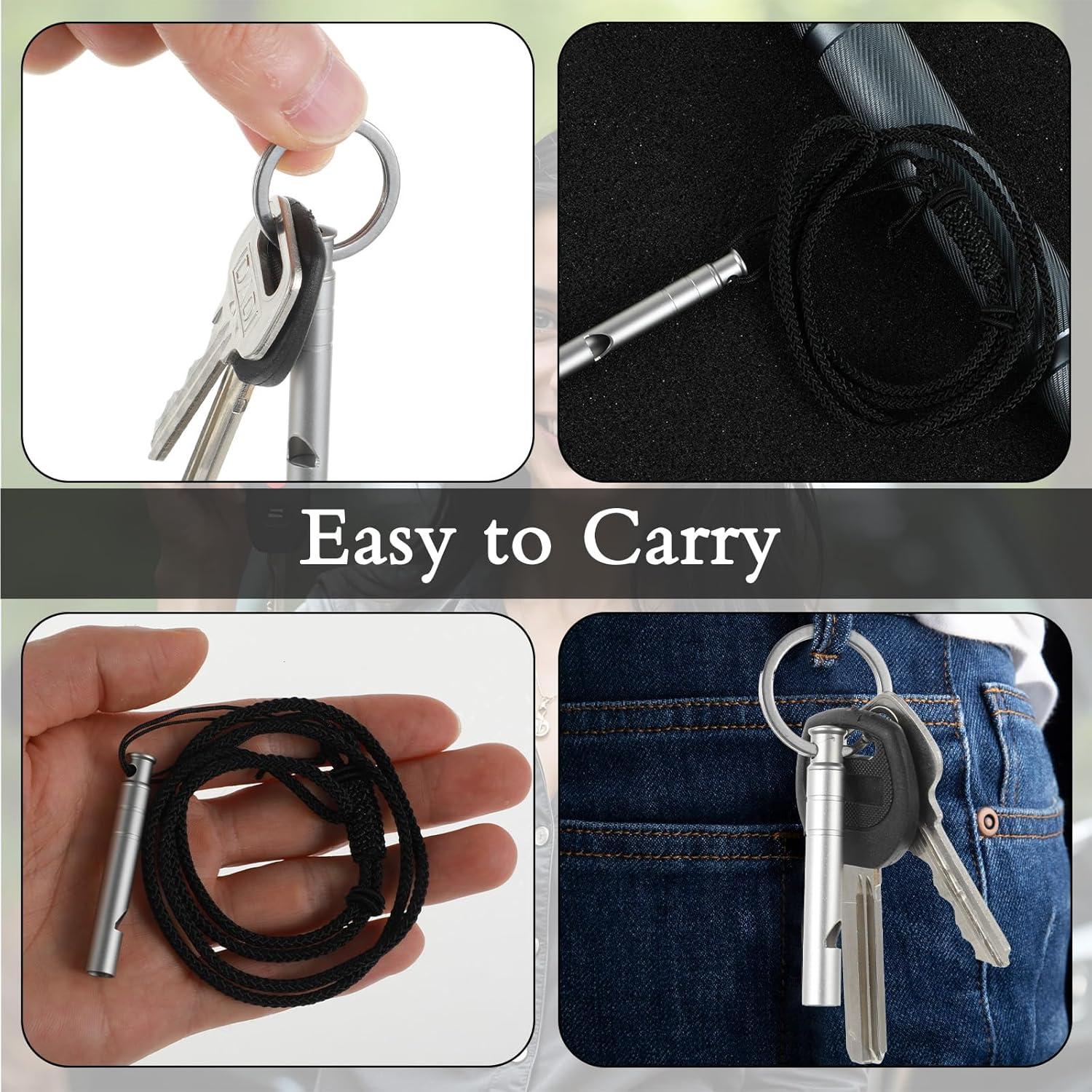 Silbato de Emergencia ValueBargain Titanio 120dB 2 Piezas