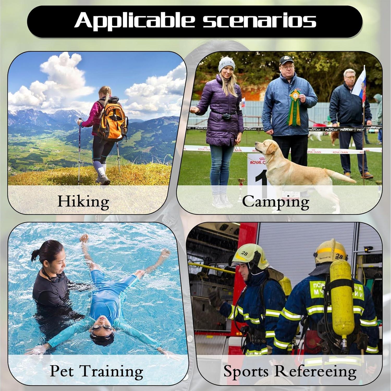 Silbato de Emergencia ValueBargain Titanio 120dB 2 Piezas