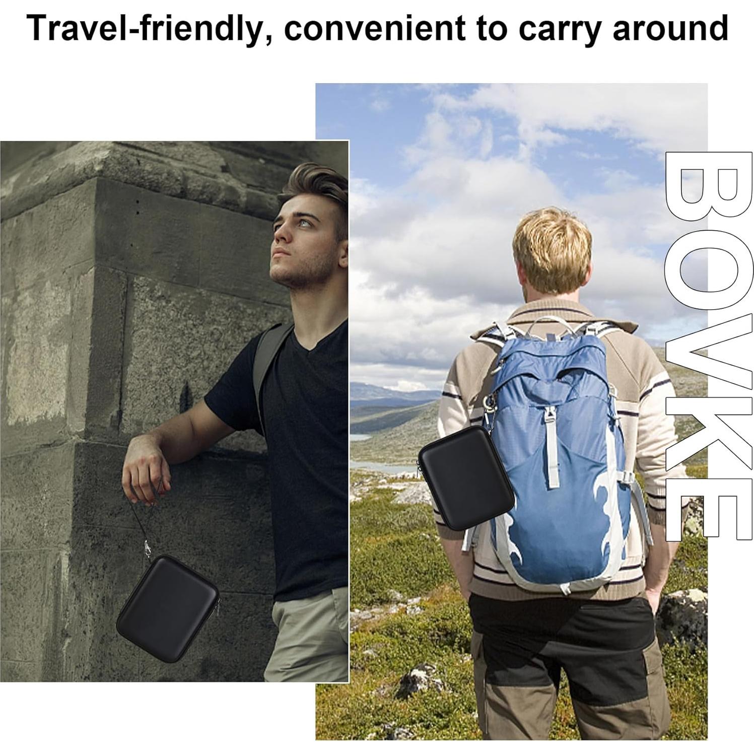 Funda Dura BOVKE para Cargador Baseus 100W USB C - Negro