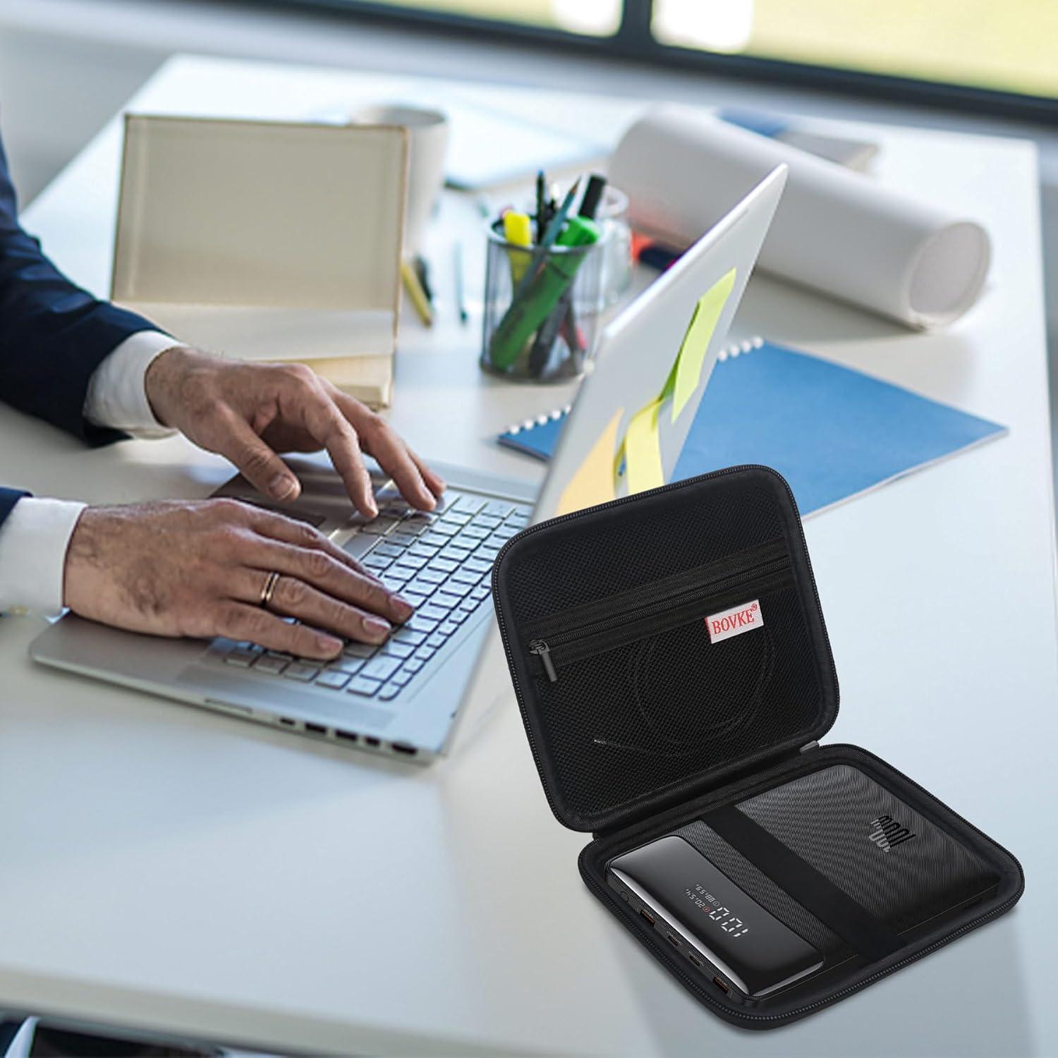 Funda Dura BOVKE para Cargador Baseus 100W USB C - Negro