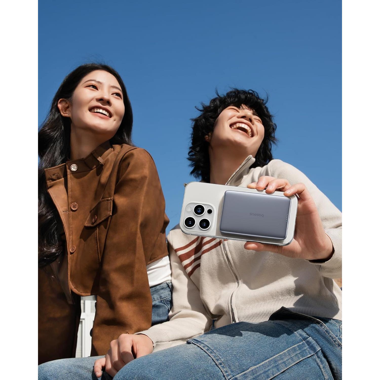 Baseus PicoGo Power Bank 5000mAh Ultra Delgado Gris Espacial