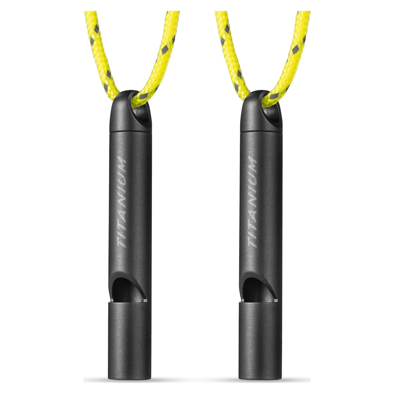 Silbato de Emergencia IUMIUN de Titanio 120dB - 2 Paquetes