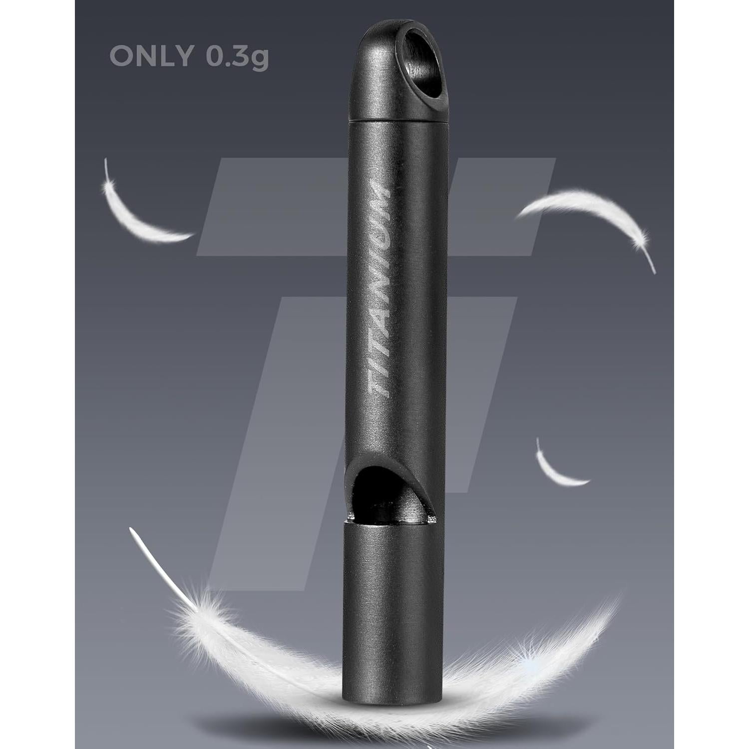 Silbato de Emergencia IUMIUN de Titanio 120dB - 2 Paquetes