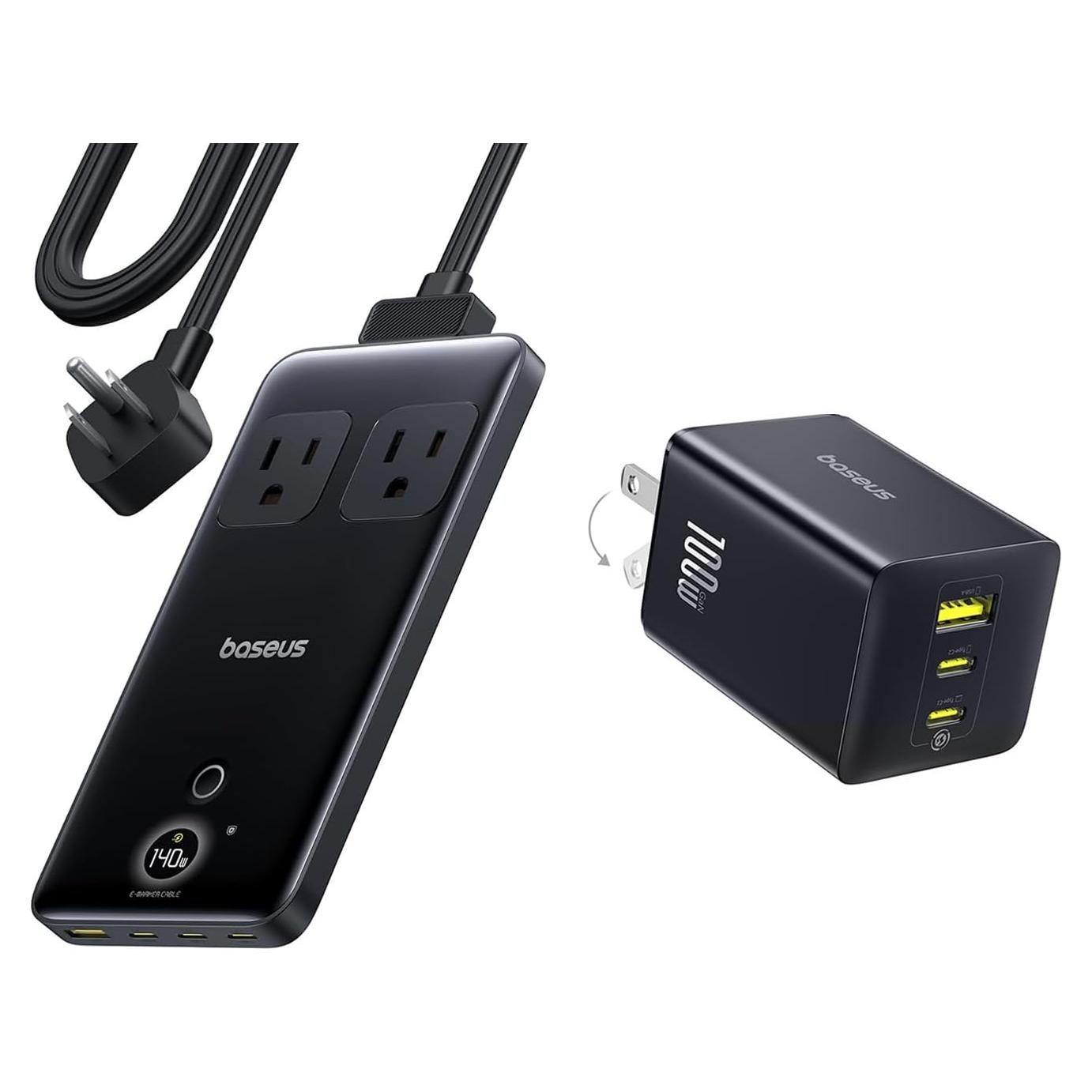 Estación de Carga Baseus Blade 140W + Cargador USB C 100W