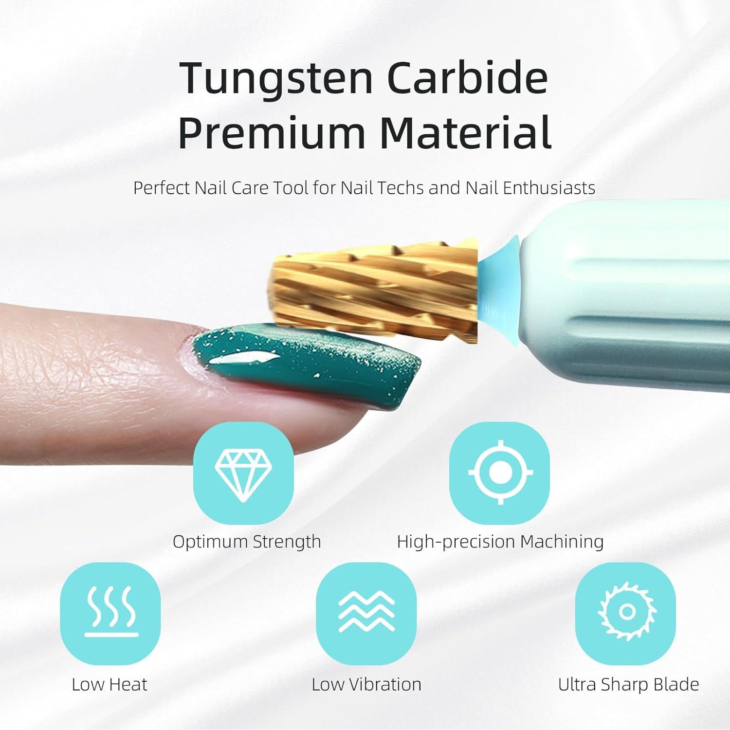 Broca de Uñas Tapered de Seguridad hytoos 4XC Titanio 2.35mm