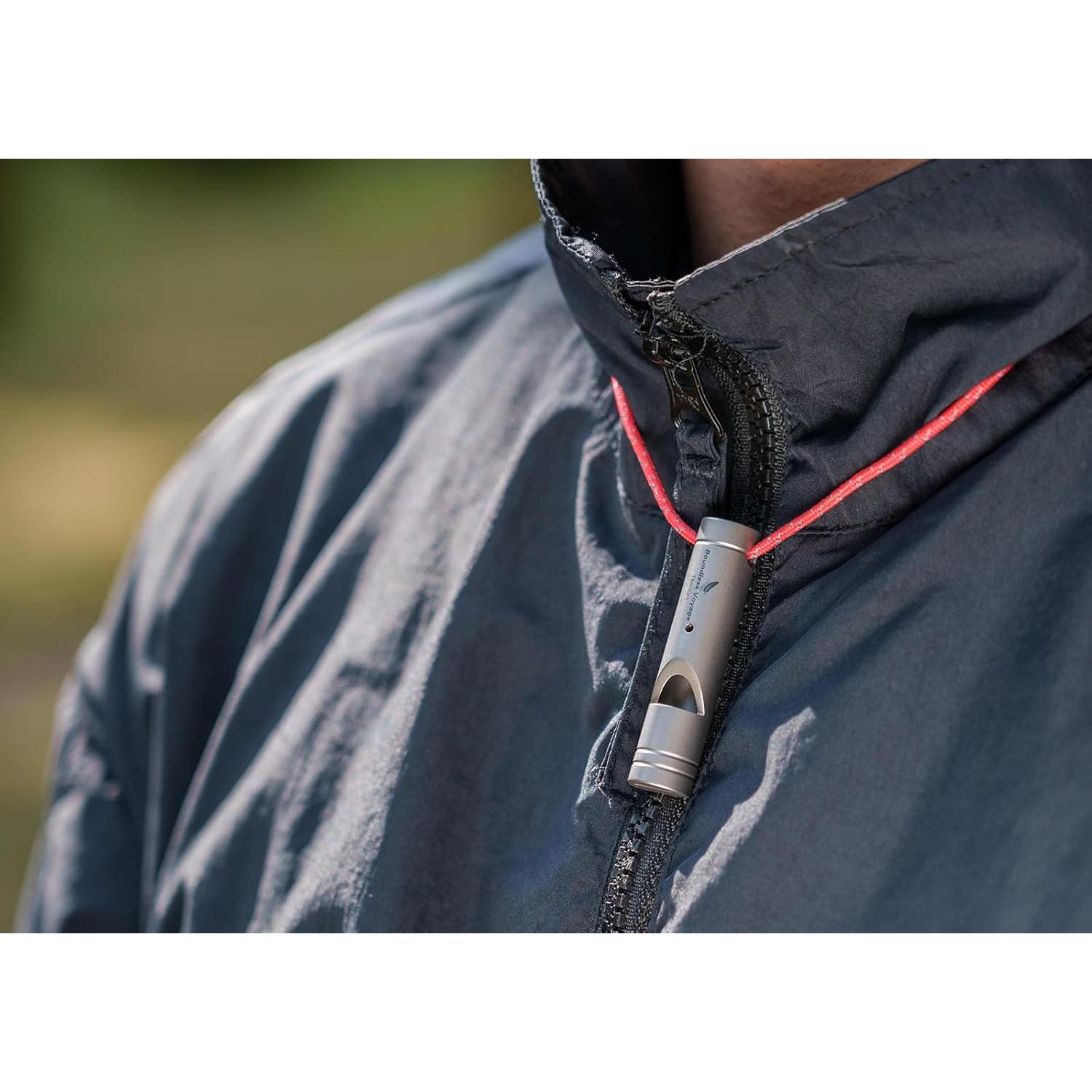 Silbato de Titanio Boundless Voyage Ti9015O Ultra Ligero 120dB