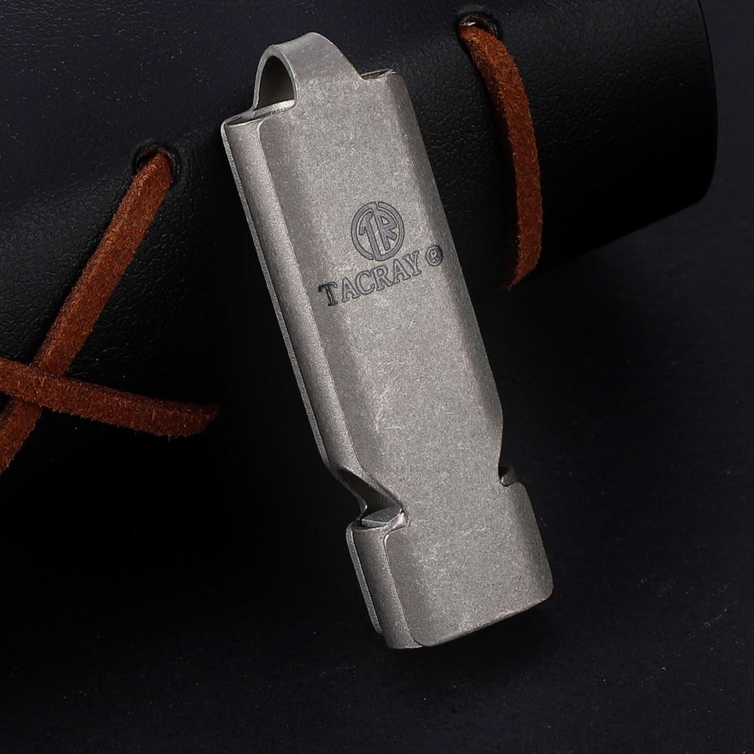 Silbato de Emergencia TACRAY TR-SSWS01-Ti Titanio 120 dB