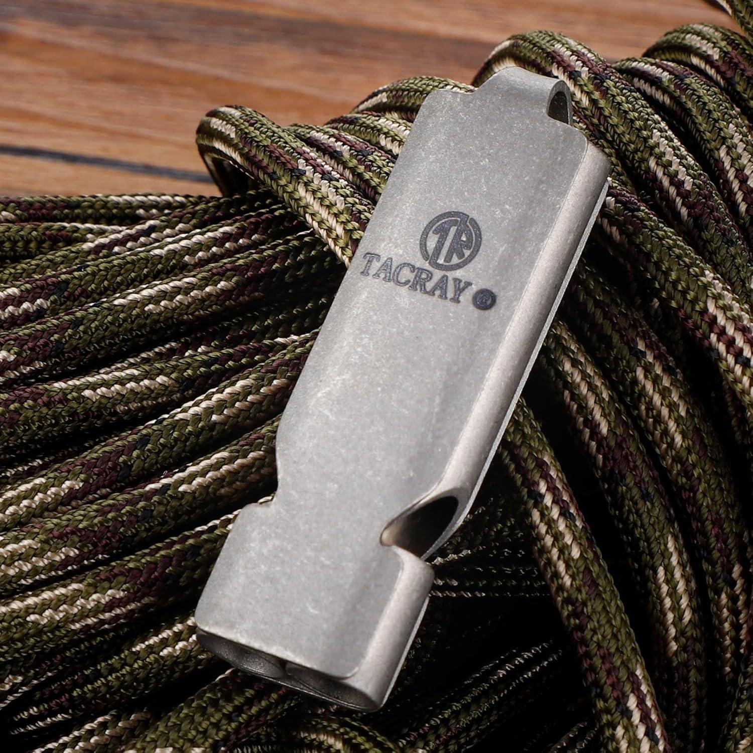 Silbato de Emergencia TACRAY TR-SSWS01-Ti Titanio 120 dB