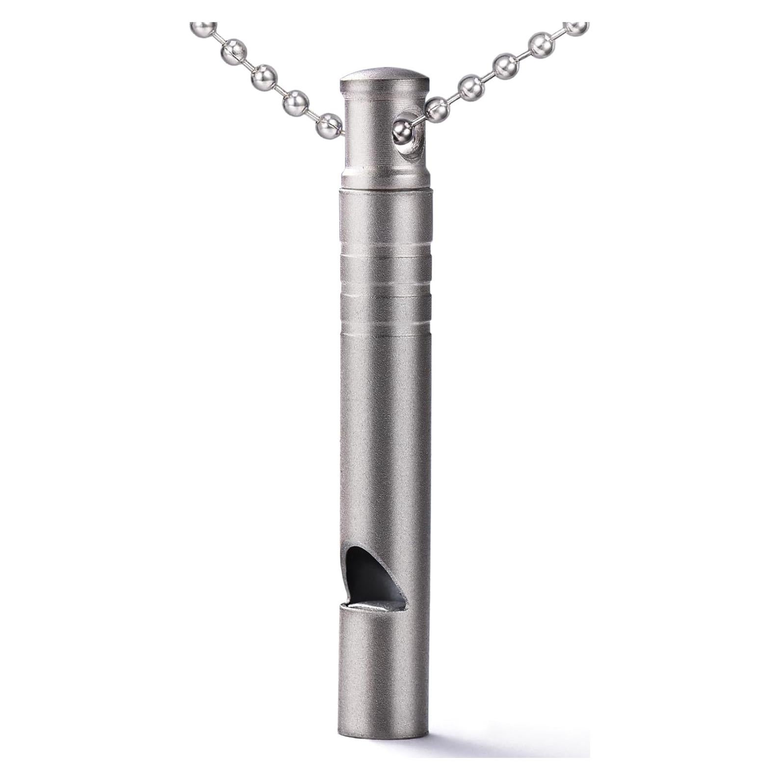 Silbato de Emergencia Titanio Autuveen XCKS-N 120dB Portátil