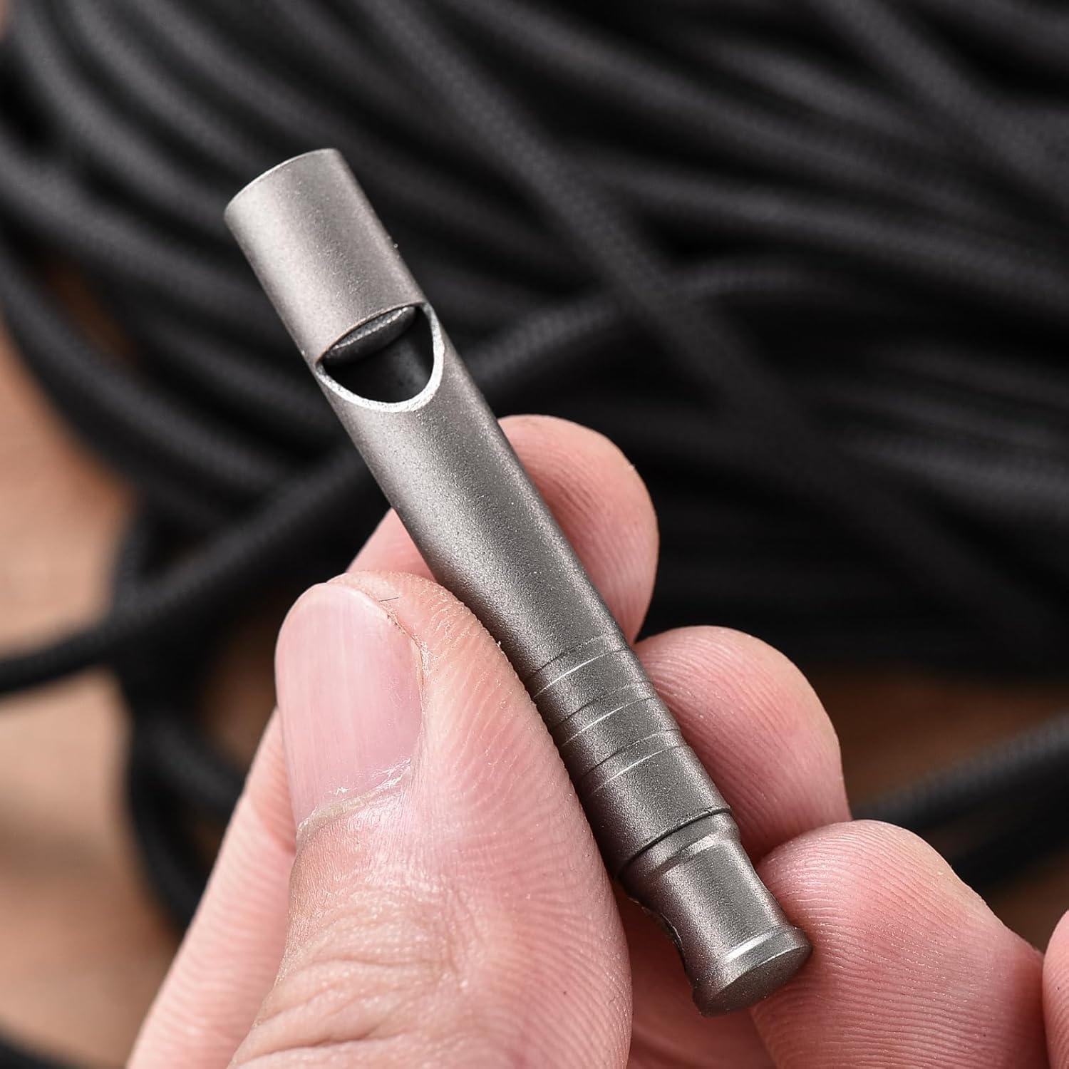 Silbato de Emergencia Titanio Autuveen XCKS-N 120dB Portátil