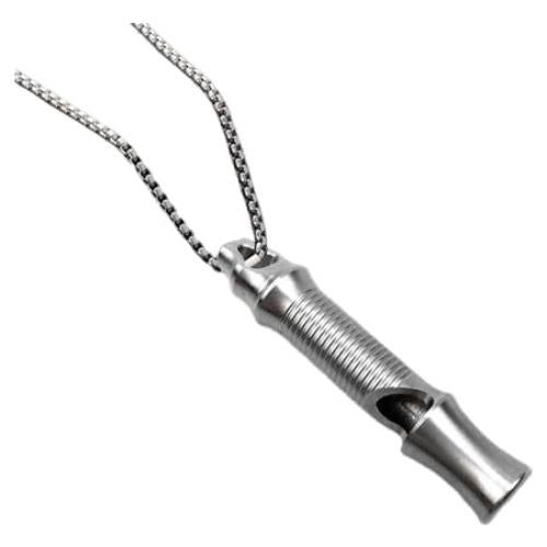 Silbato de Supervivencia KATULI de Titanio con Collar 51cm
