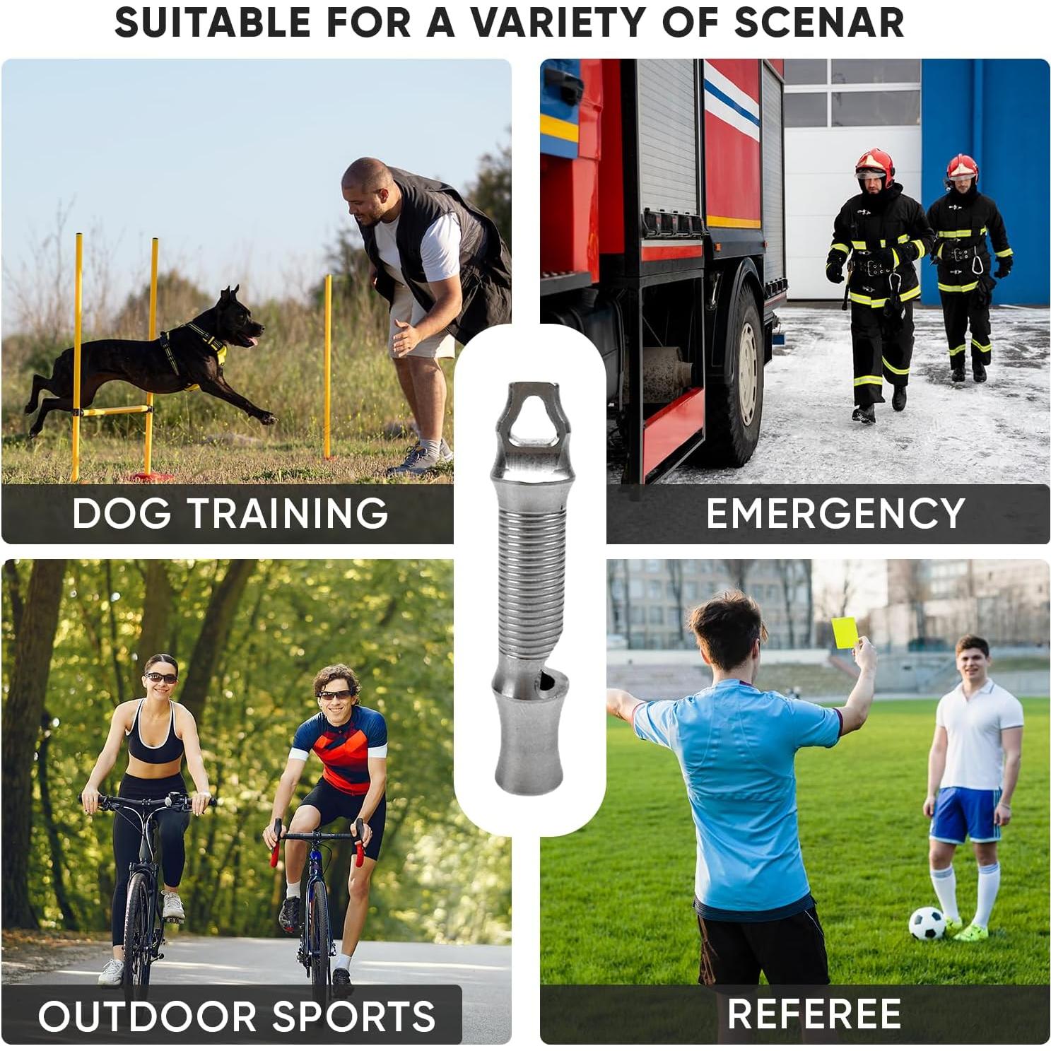 Silbato de Supervivencia KATULI de Titanio con Collar 51cm