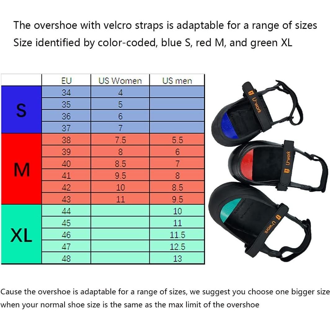 Cubiertas de Zapatos de Seguridad DZLOHAS Punta de Acero S Azul