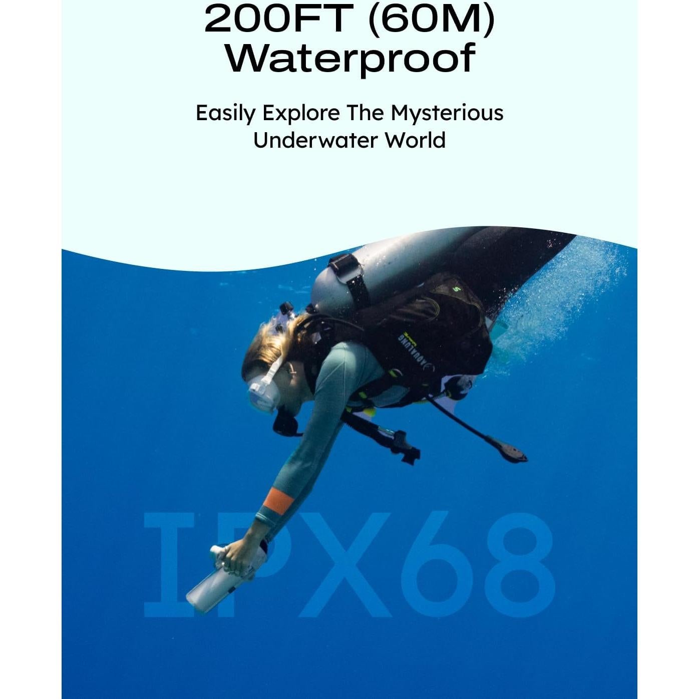 Scooter Submarino LEFEET P1 Lite - 60m Impermeable, 1.6m/s