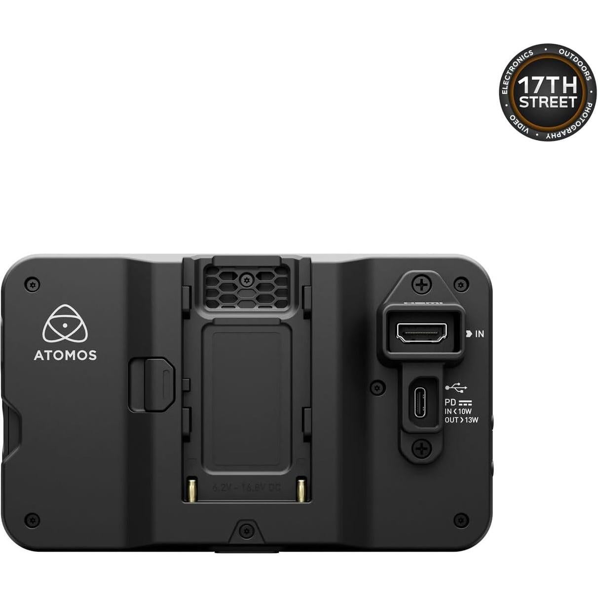 Monitor HDMI HDR Atomos Shinobi II 5.2" con Batería y Cargador