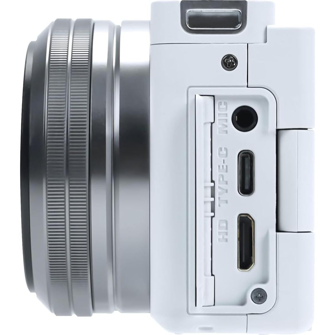 G930 5K Digital Camera for Content Creators Vloggers and Photography with 5X Optical Zoom, Auto-Focus and Wide Angle (White)