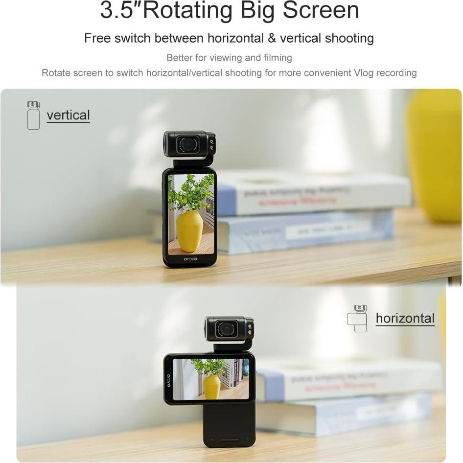 Cámara de Video Ordro M3 5K UHD con Pantalla Táctil 3.5"