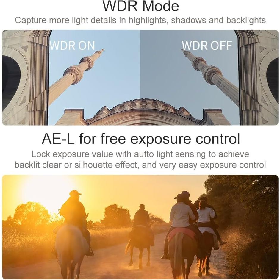 Cámara de Video Ordro M3 5K UHD con Pantalla Táctil 3.5"