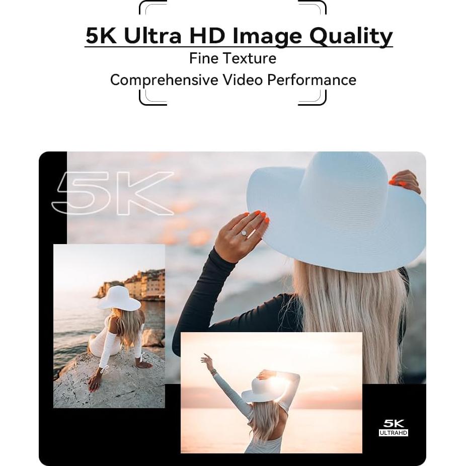 5K Digital Camera Vlogging Camera for Content Creators and Vloggers, 64MP Digital Camera for Photography Flip Screen, 12X Optical Zoom Camera, Auto Focus, IR Night Vision Function, 64GB Card