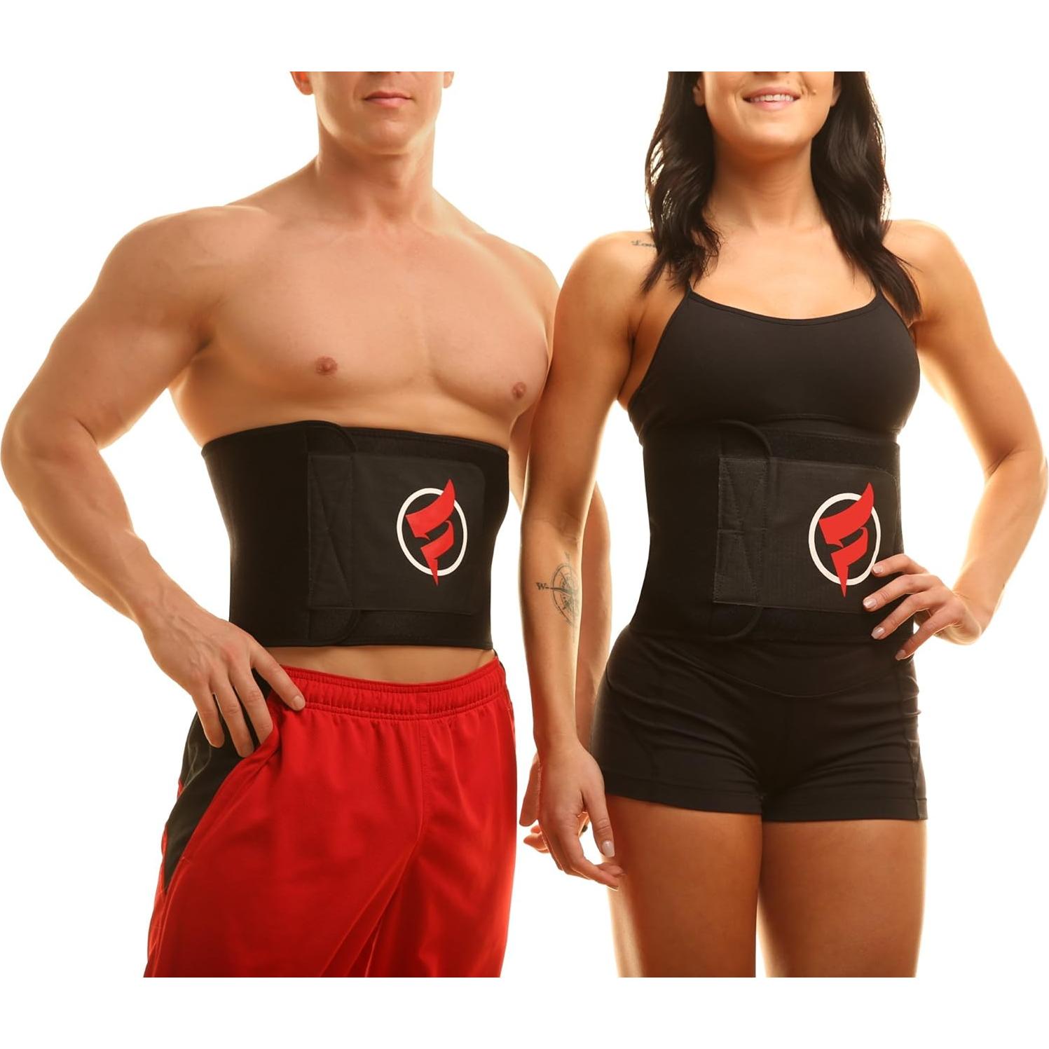 Cinturón Sauna Fitru Unisex XXL 25.4x152.4cm Negro