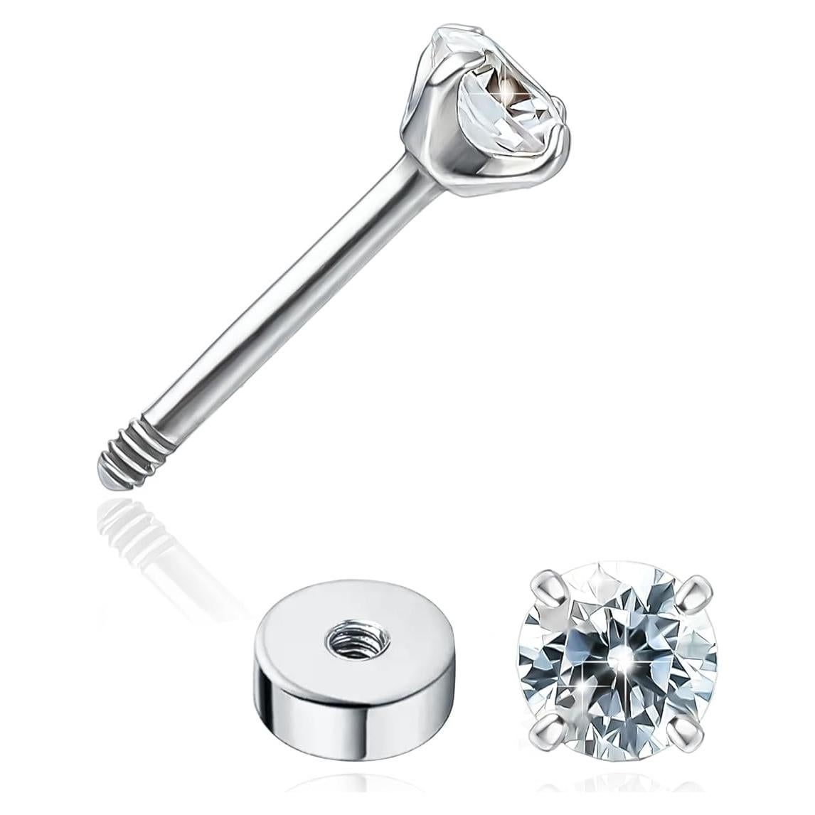 Pendientes de Titanio Hipoalergénicos Limerencia 20G 6mm