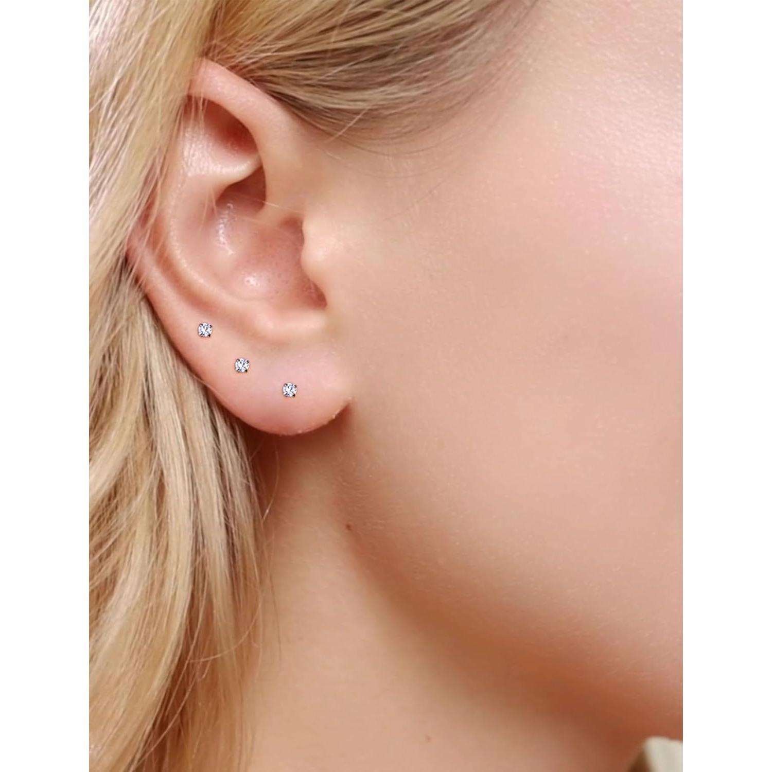 Pendientes de Titanio Hipoalergénicos Limerencia 20G 6mm