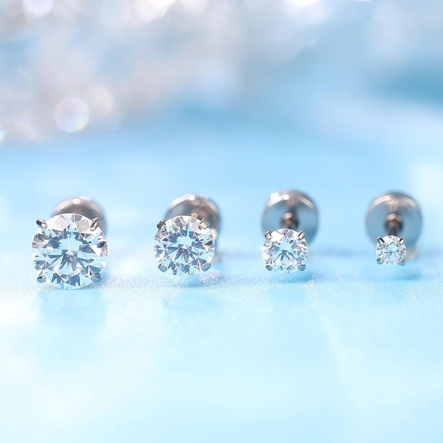 Pendientes de Titanio Hipoalergénicos Limerencia 20G 6mm