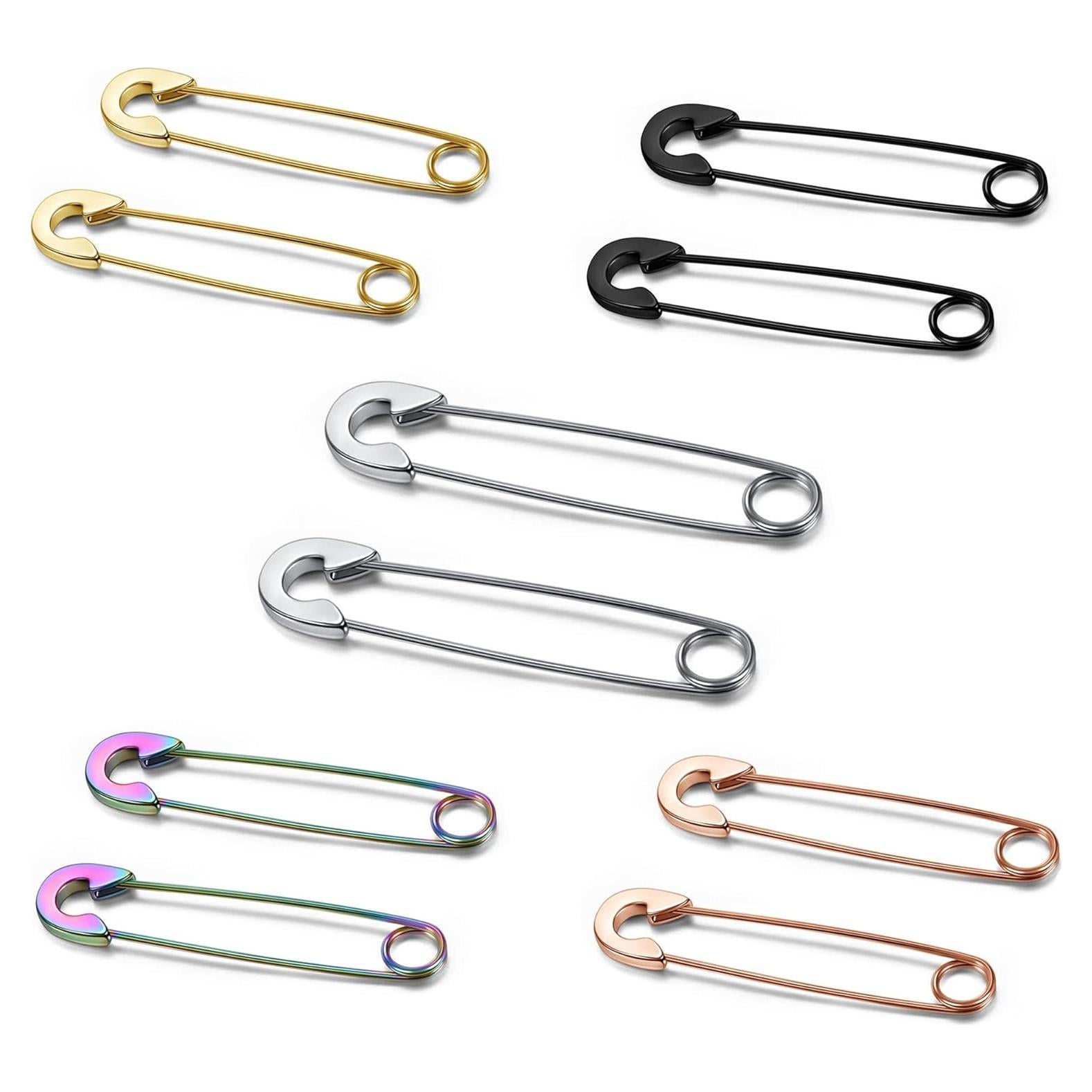 5 Pares de Pendientes de Seguridad 316L Sunligoo Hipoalergénicos