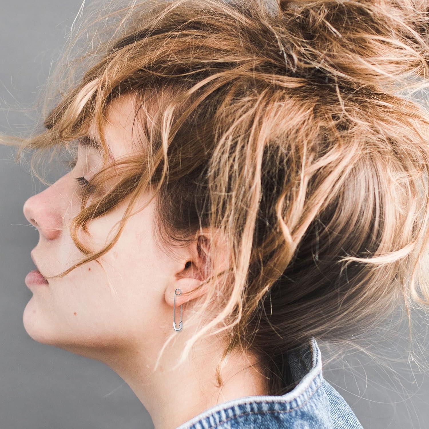 5 Pares de Pendientes de Seguridad 316L Sunligoo Hipoalergénicos