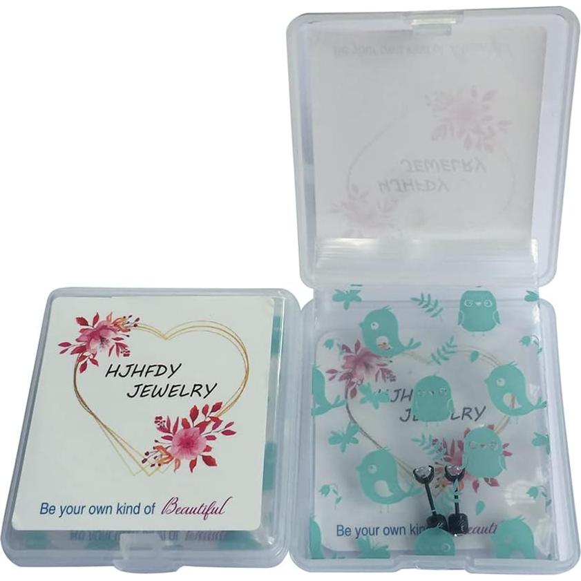 Pendientes de Stud Hipoalergénicos Titanio 20G 3-6mm JLongo