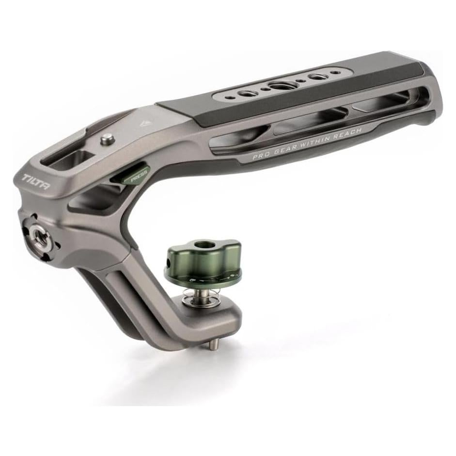 Mango Superior Tilta Xeno 1/4"-20 Gris Titanio - Agarre Antideslizante