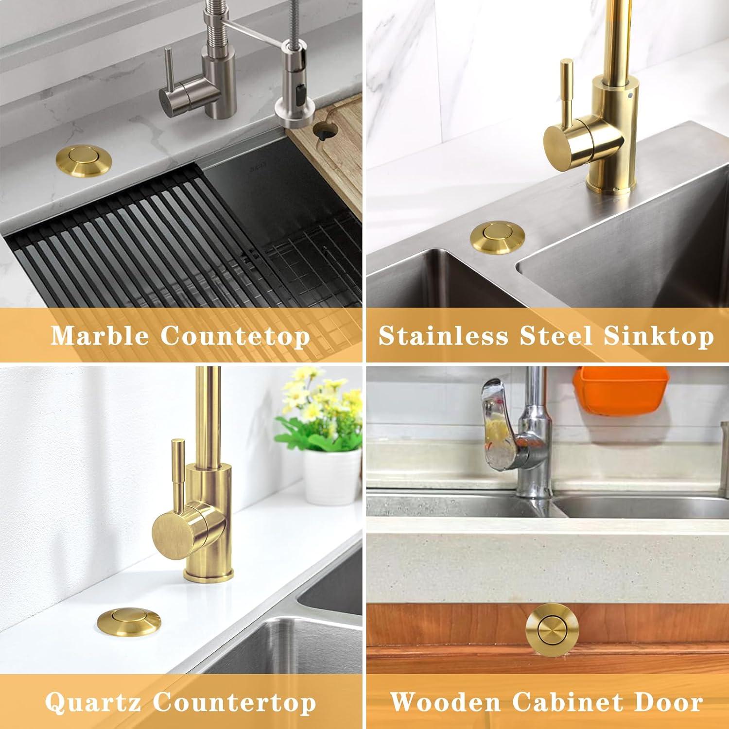 Botón de Descarga de Basura BESTILL, Interruptor de Aire 9.14 cm