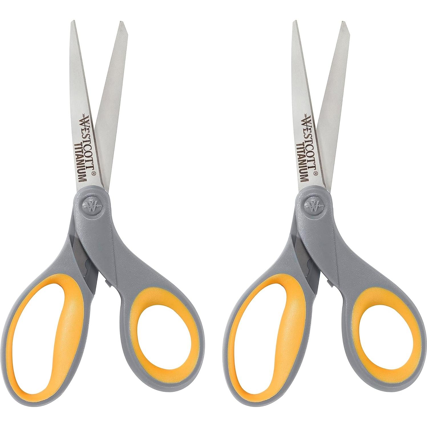 Tijeras Westcott 20.32 cm Titanio + Cortador Cerámica 4 Pzas