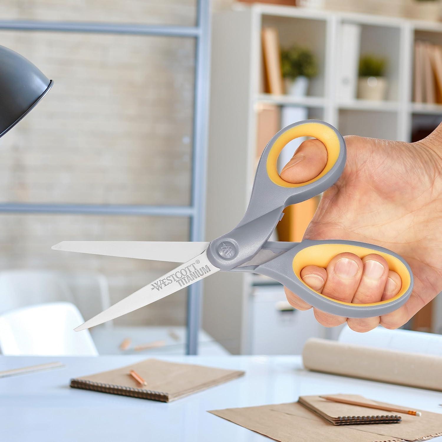 Tijeras Westcott 20.32 cm Titanio + Cortador Cerámica 4 Pzas