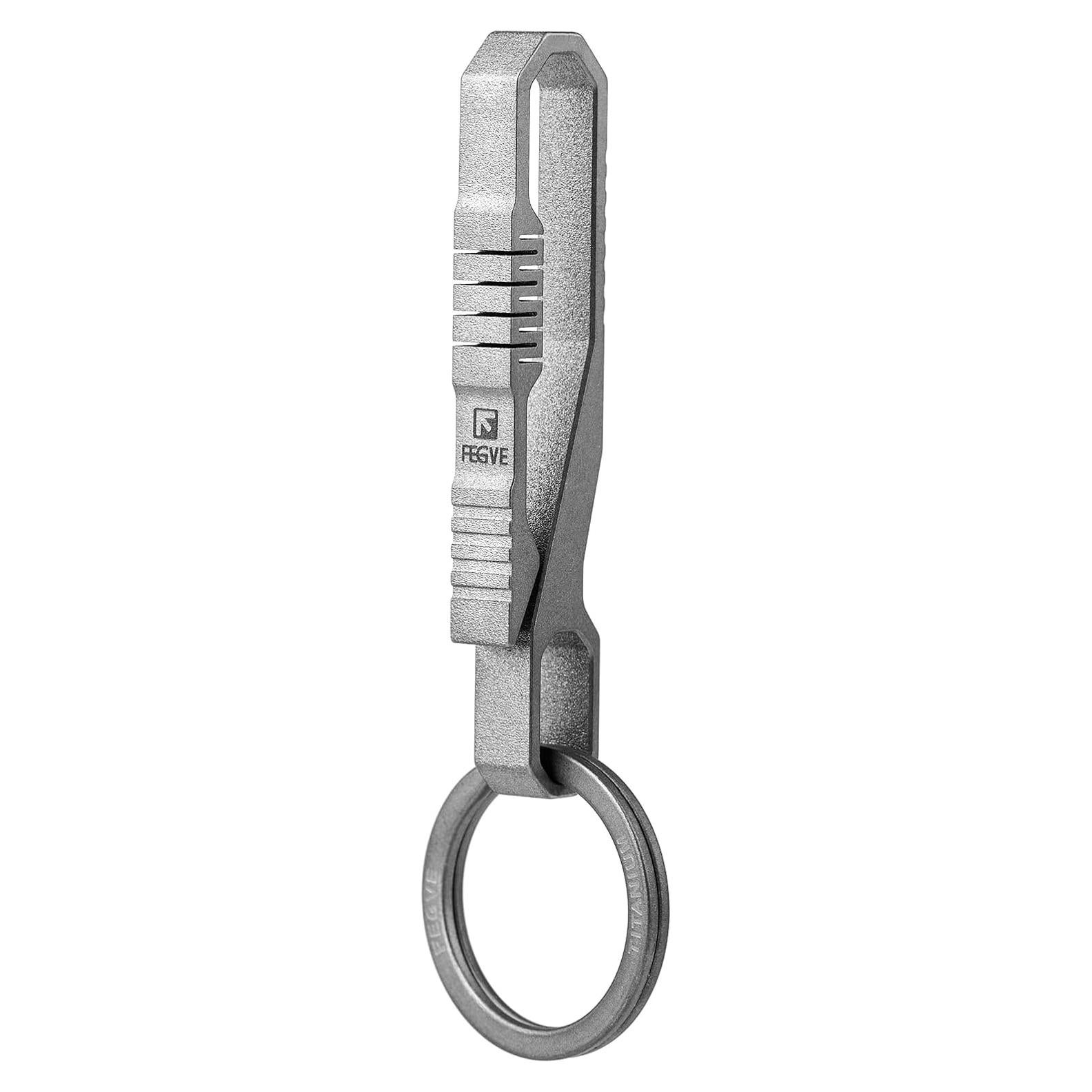 Clip de Llave TISUR de Titanio, Soporte Práctico y Ligero