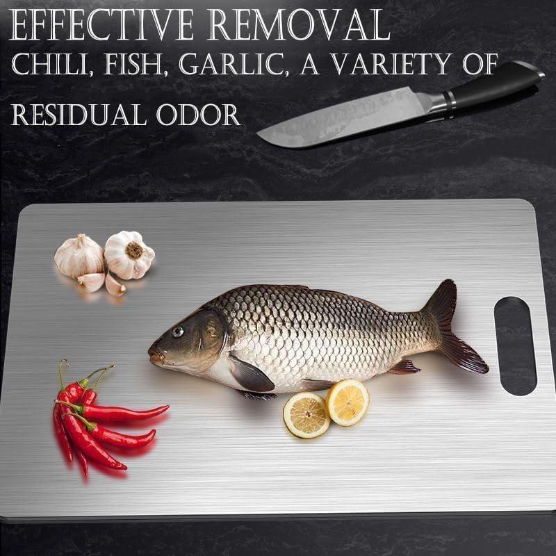 Tabla de Cortar de Titanio QINOSHMO 30.48x22.86cm Doble Cara