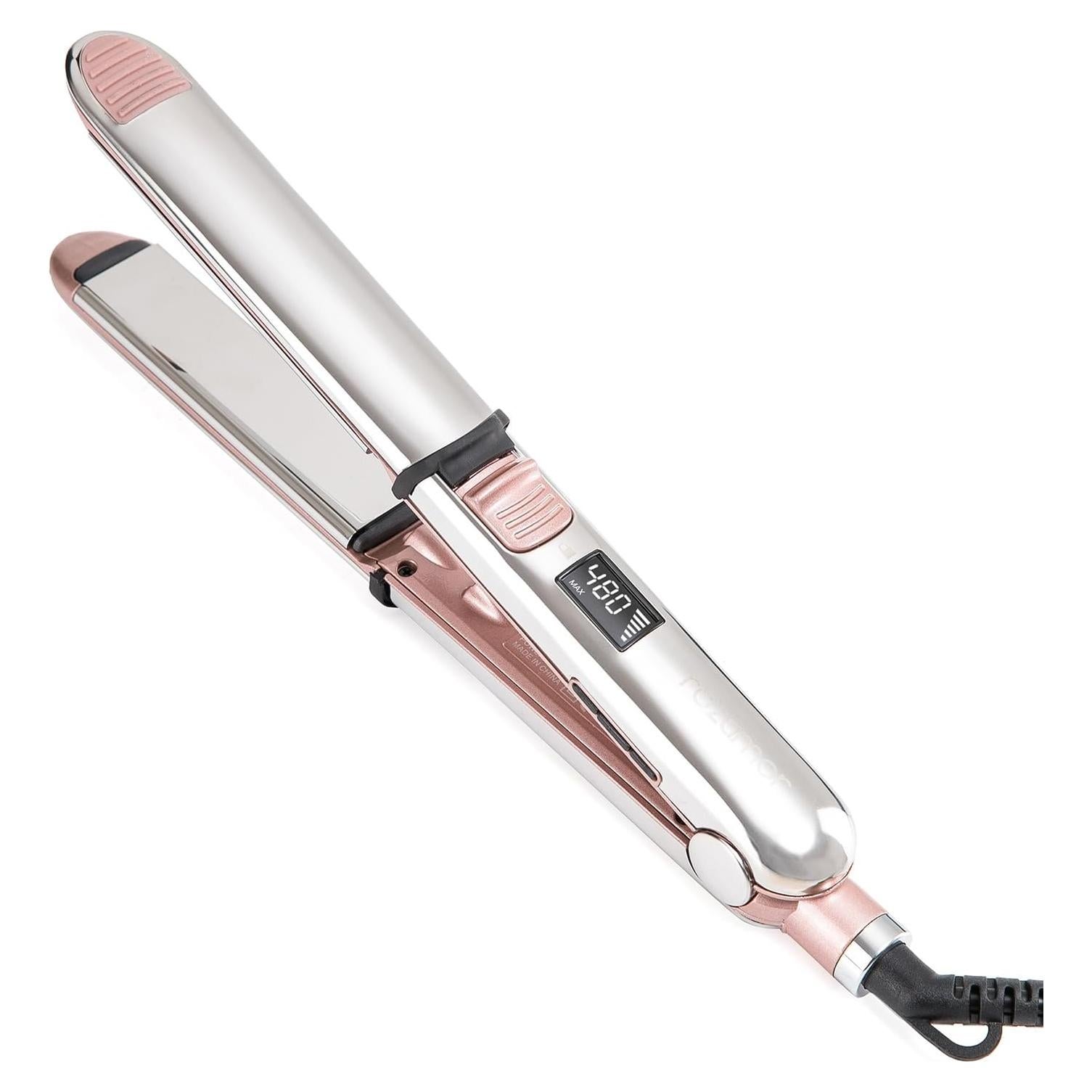 Plancha de Pelo Iónica Rozamor 2 en 1 Profesional Rosa