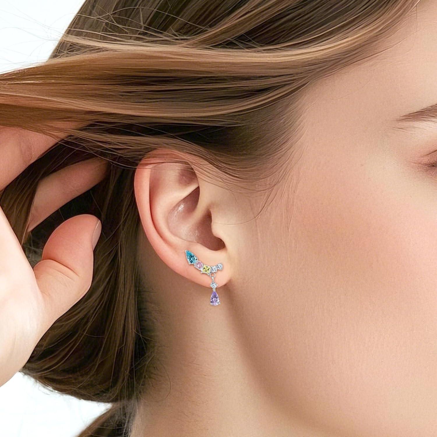 Pendientes de Titanio Hipoalergénicos G23 20G con Zirconia