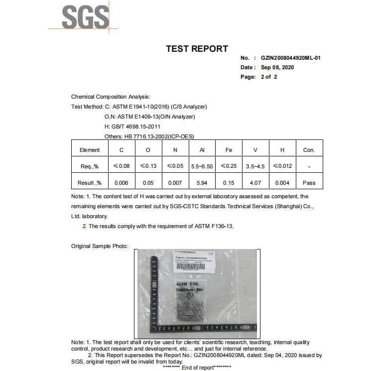 Pendientes de Titanio G23 16G 1.2mm Sin Rosca para Piercing