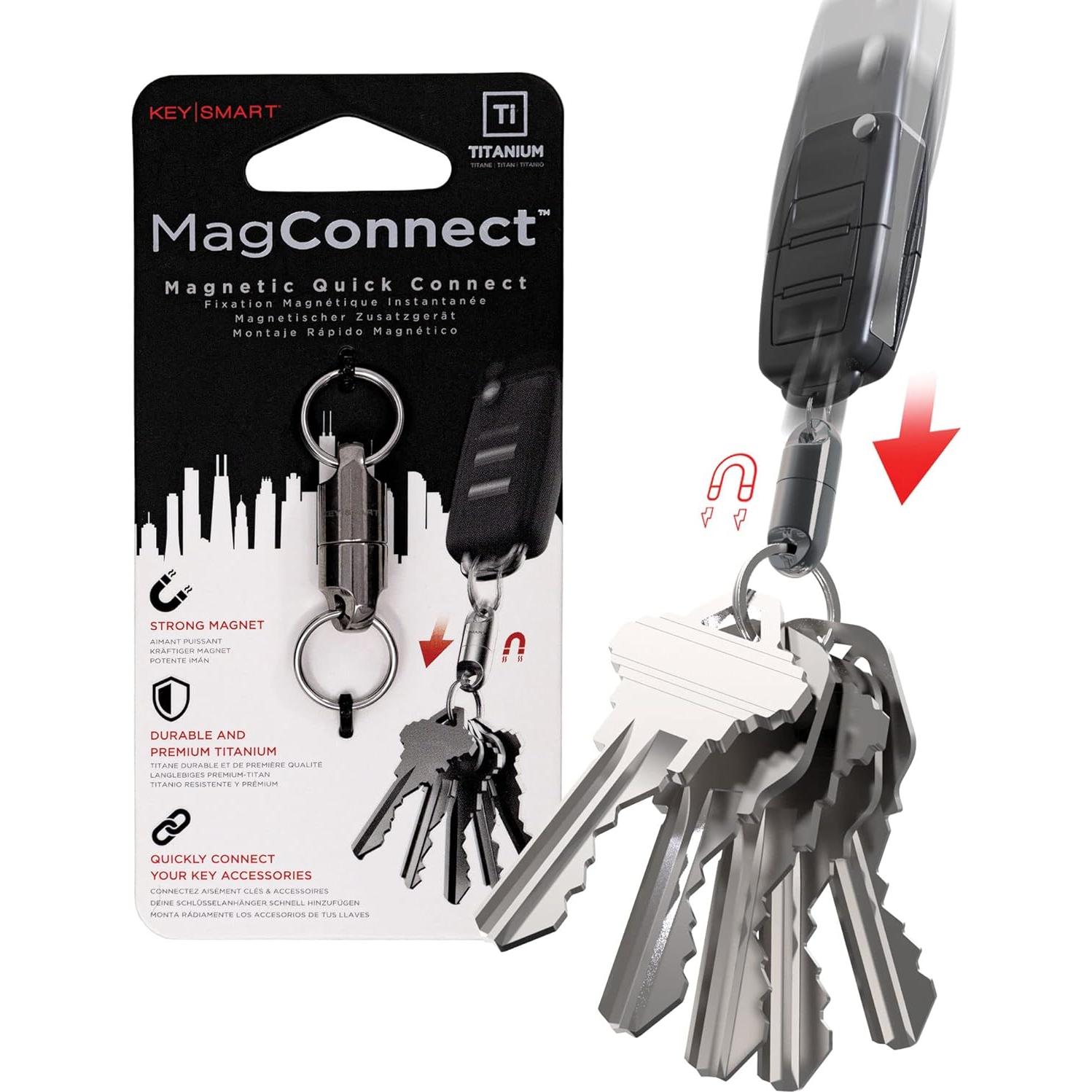 Soporte Magnético KeySmart MagConnect para Llaves de Coche