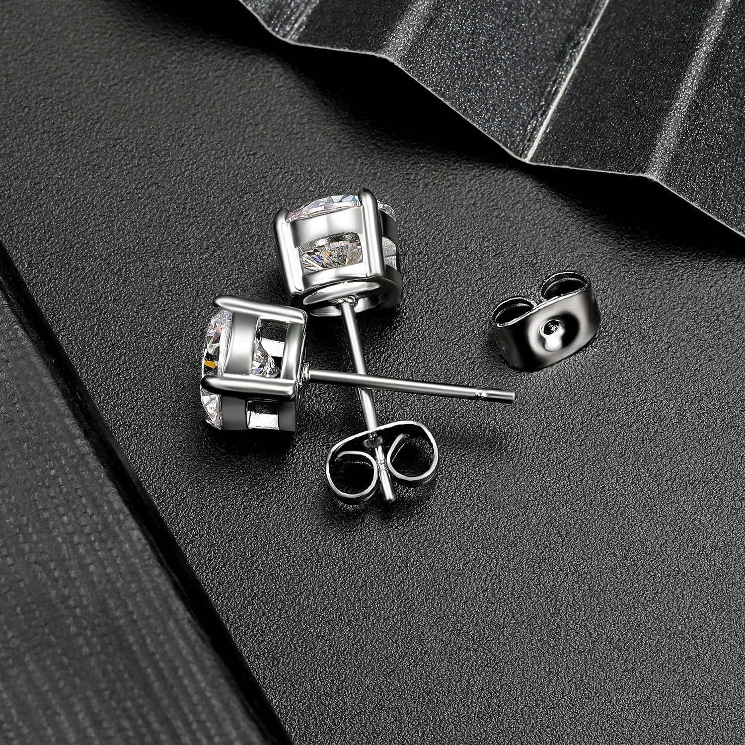 Conjunto de Pendientes Hipoalergénicos MDFUN Titanio 3-6mm