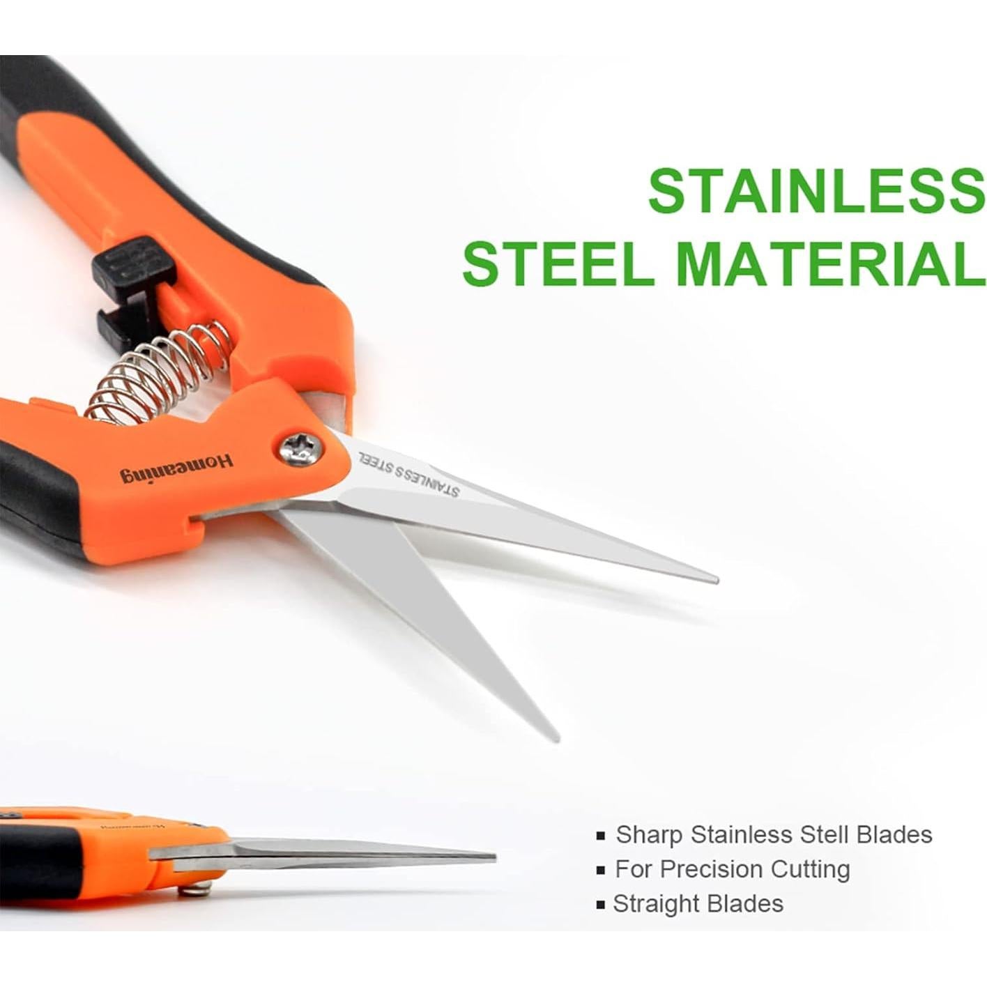 Tijeras de podar HOMEANING 12PCS con cuchillas de titanio