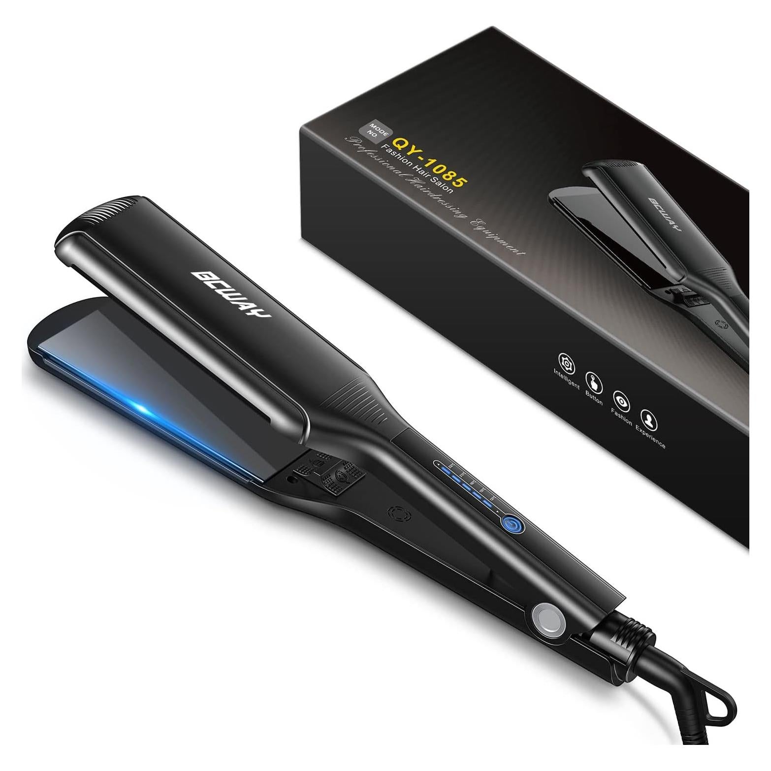 Plancha de Pelo Profesional BCWAY Titanio Flotante 5 Temperaturas