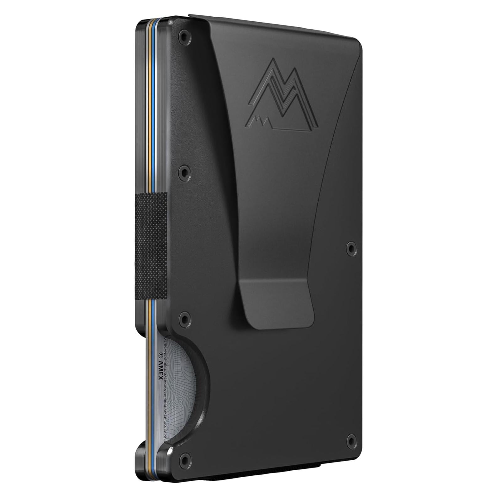 Billetera Minimalista Mountain Voyage Co RFID Titanio Negro