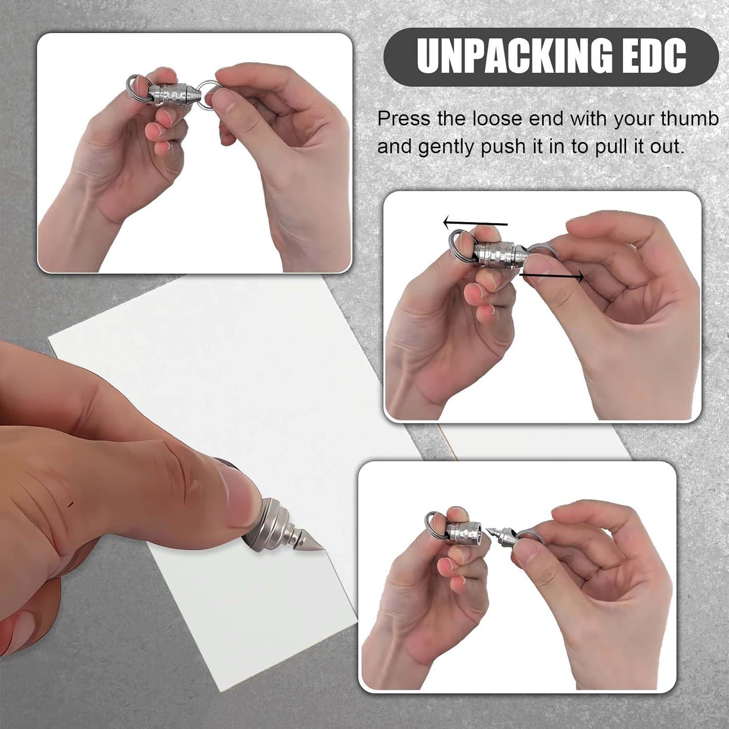 Llave de liberación rápida Titanio Plateado 6.6cm con Accesorios