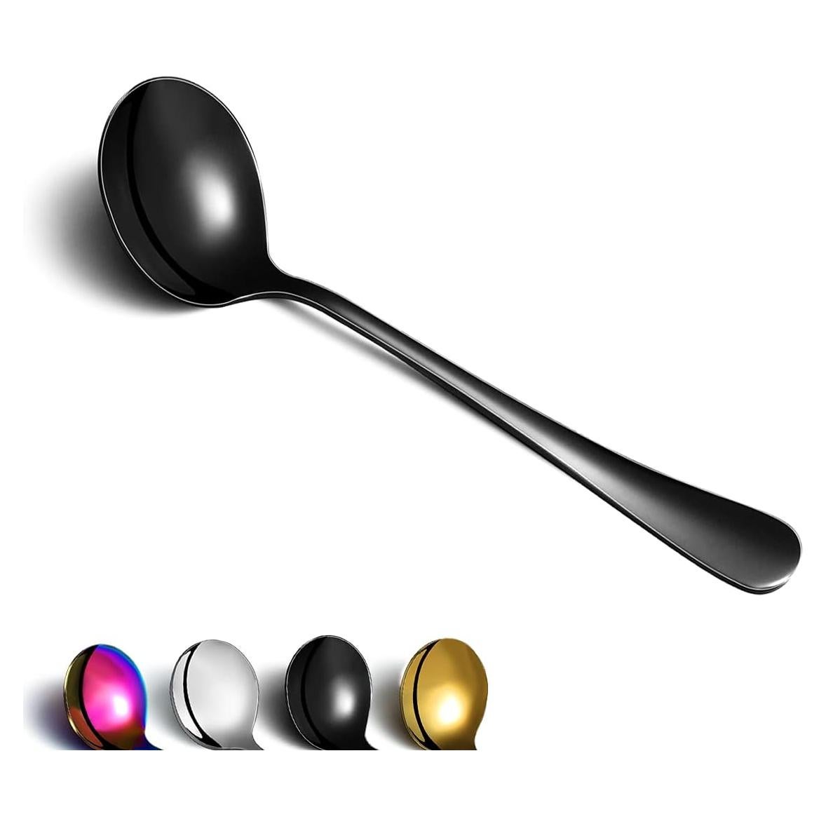 Set de 12 Cucharas de Acero Inoxidable Berglander Negras