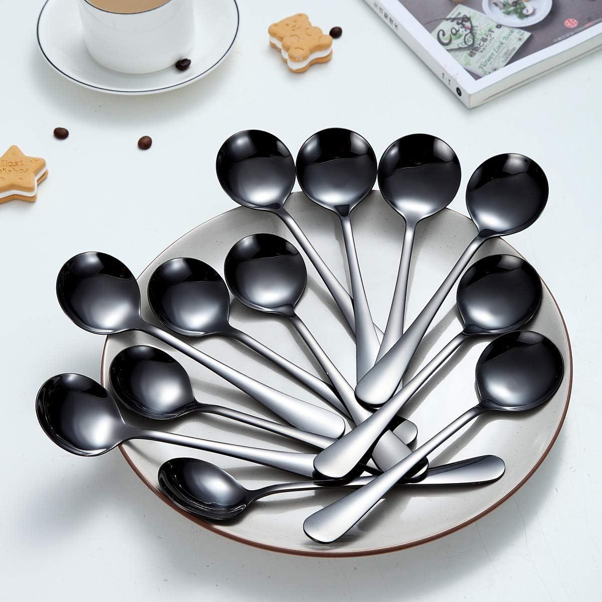 Set de 12 Cucharas de Acero Inoxidable Berglander Negras