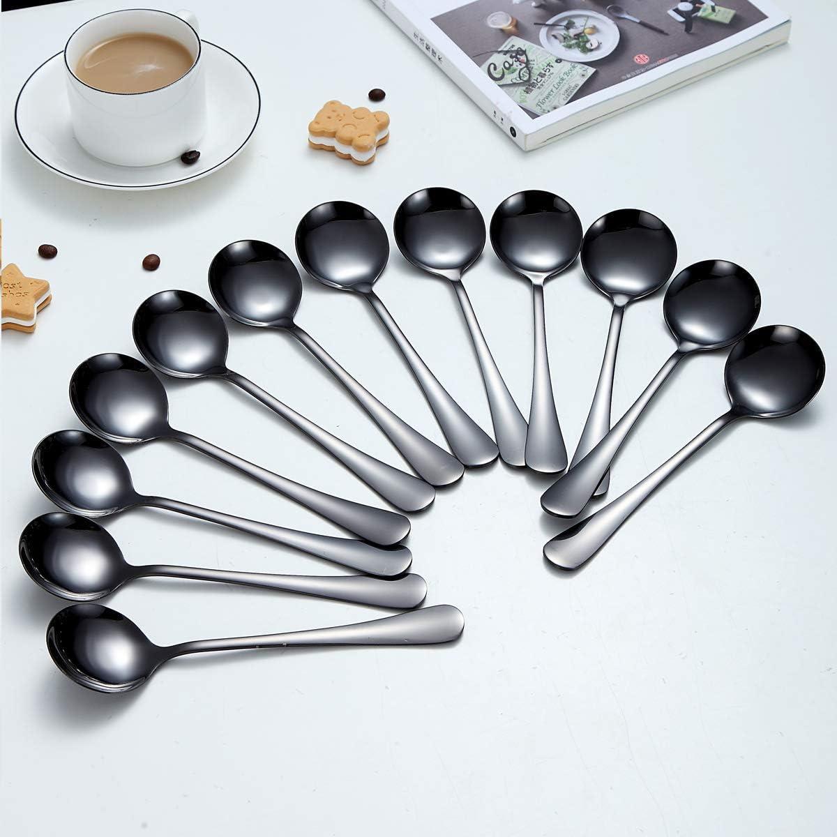 Set de 12 Cucharas de Acero Inoxidable Berglander Negras