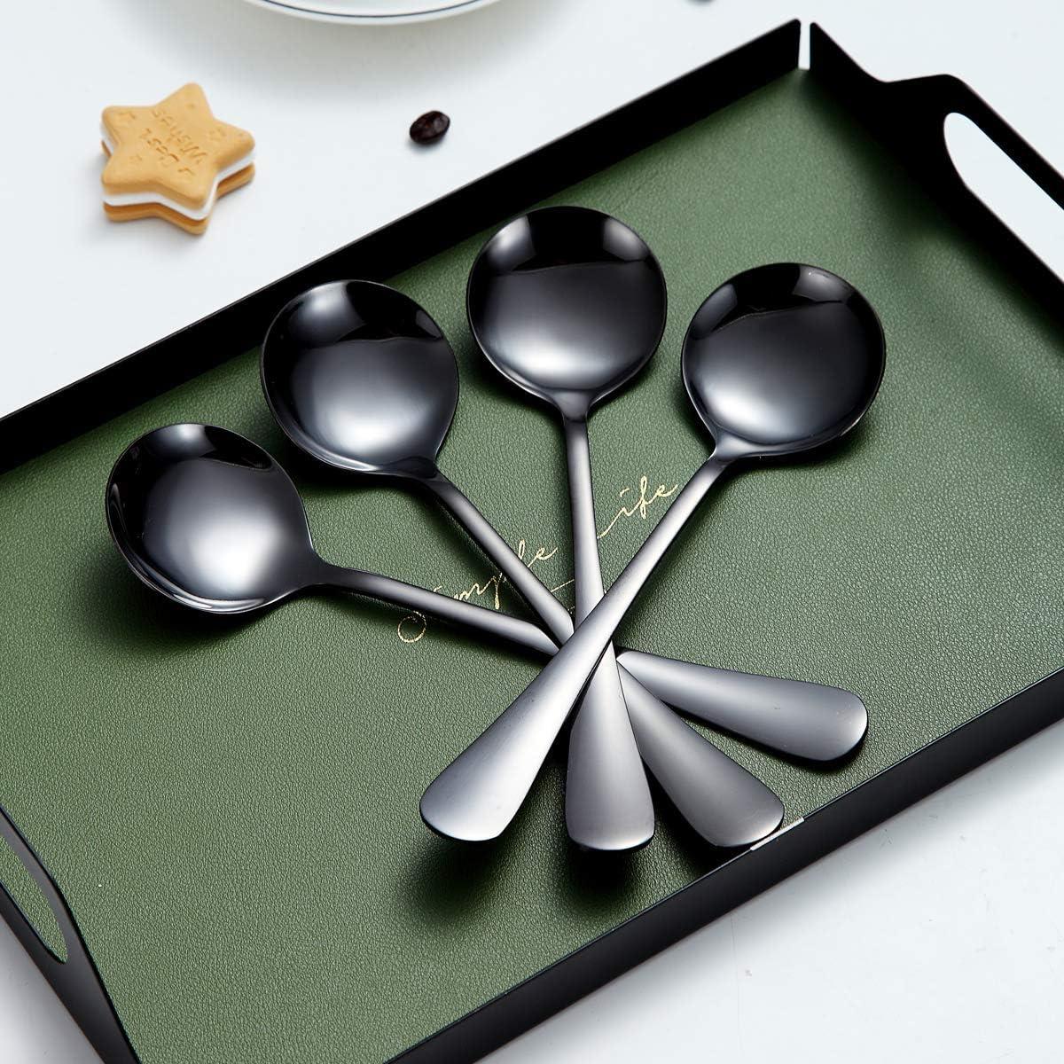 Set de 12 Cucharas de Acero Inoxidable Berglander Negras